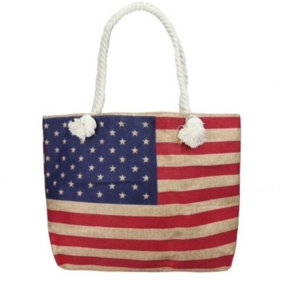 Handbags - USA FLAG TOTE